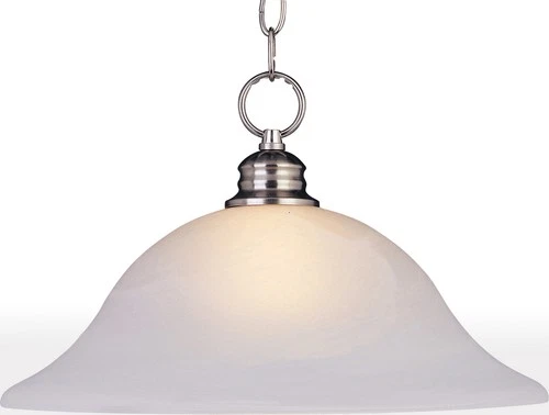 Maxim 91076FTSN Essentials 16" Frosted Glass Pendant in Satin Nickel - Picture 2 of 2