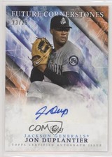 2019 Topps Pro Debut Future Cornerstones Orange 23/25 Jon Duplantier Auto 0c2