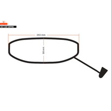 WINTER Motorrad Elektro Heizfolie Antibeschlag Visier für Helmheizung Ultra 