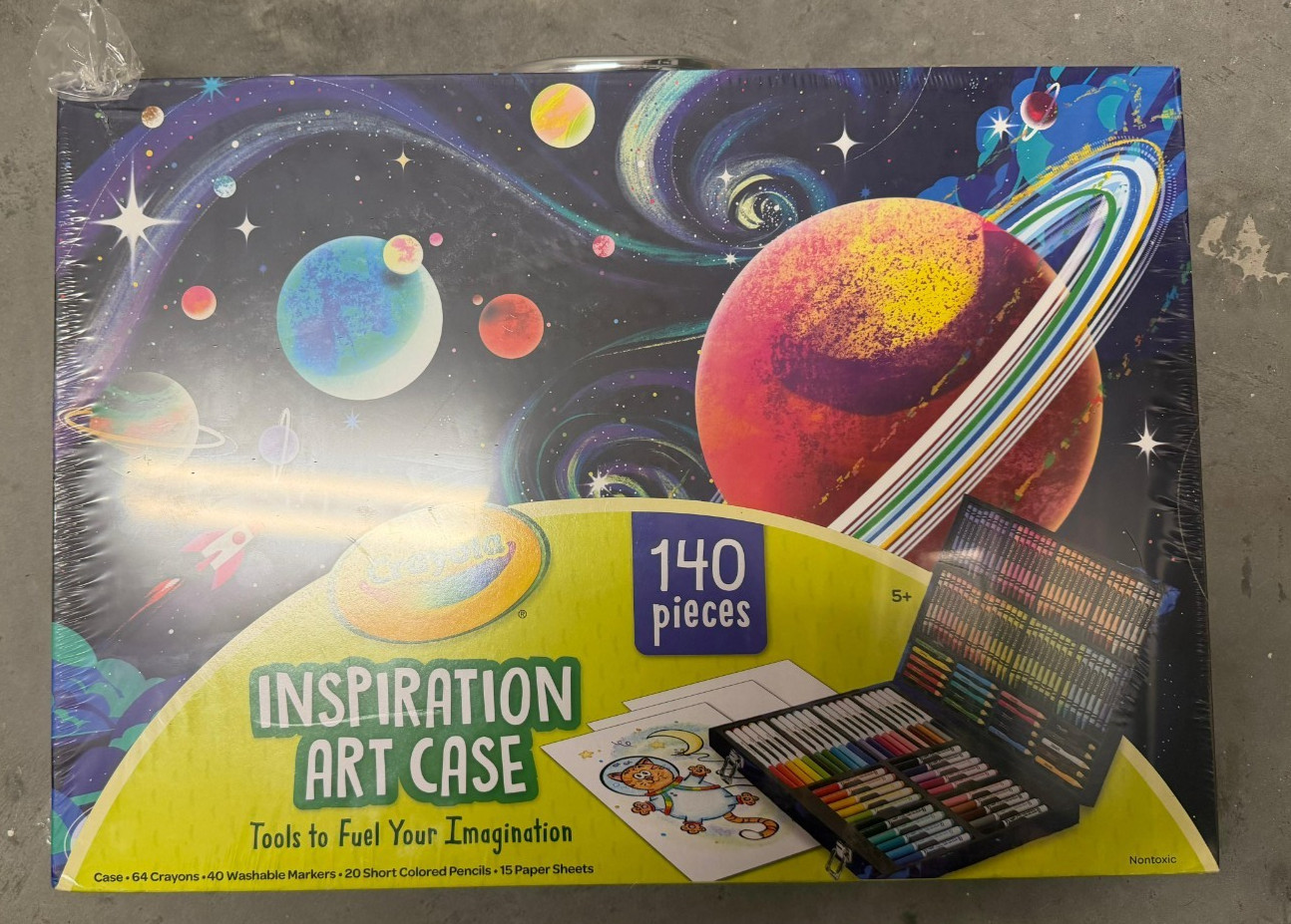 Crayola Inspiration Art Set Galaxy Celestial Case Set - 140 