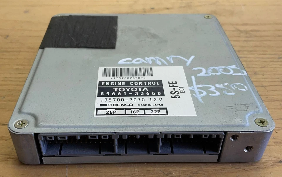 Unidad de control del motor Toyota Camry 2.2 5S-FE 1992-1997 SDV10 ECU 89661-33660 Foto 2 de 3