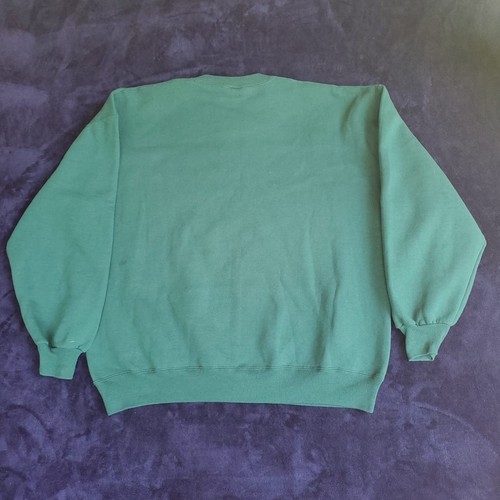 Vintage 90s Russell Athletic CBS logo Made In USA Green - Size XXL - Picture 2 of 10