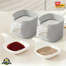 7pcs Sauce Dish Set - Mini Dipping Bowls for Snacks Seasonings