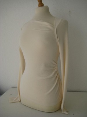 VERA & LUCY  - SCHÖNES SHIRT - GR:  S - CREM-FARBEN -