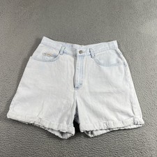 Vintage Lee Riders Cuffed High-Rise Mom Denim Jean Shorts Women 31" Light Wash