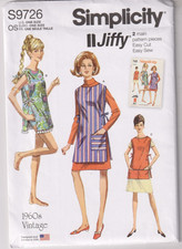 9726 SIMPLICITY Jiffy 60s Vintage - APRON or ...