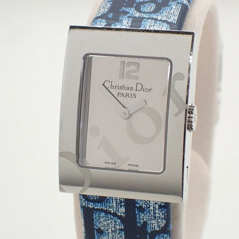 Montre femme Christian Dior Maris à quartz 19 mm boîtier SS cadran argenté occasion