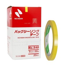 Nichiban Bag Sealing Tape 540 9mm x 50m Yellow 540Y