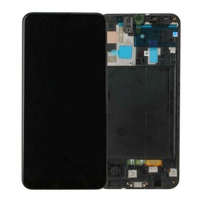 100% Original Samsung Galaxy A50 A505F AMOLED Display Touchscreen Rahmen Schwarz
