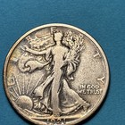 (1) Beautiful Toned Antique 1921-P Walking Liberty Half Dollar F/VF KEY DATE — photo 6