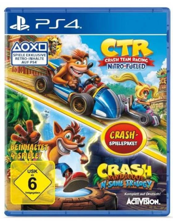 PS4 Crash Team Racing Nitro Fueled Crash Bandicoot NSane Trilogy Gebraucht - gu - Bild 1 von 1