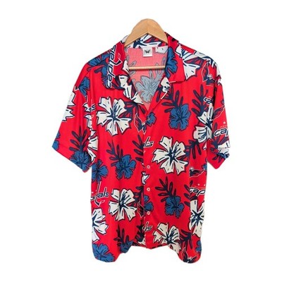 Washington Capitals Caps 2024 Hawaiian Shirt Adult XL SGA Button Down
