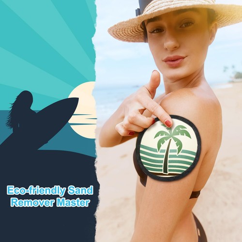 Natural Sand Remover Pouch for Beach | Aloe & Oat Powder, Talc-Free & Hypoall... - Picture 7 of 7