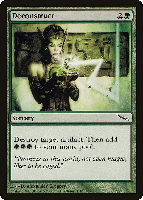 Deconstruct NonFoil Mirrodin 118 NM MTG