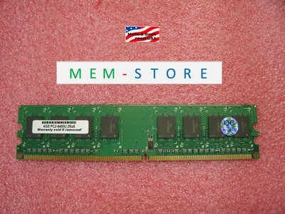 4GB DDR2 800Mhz Unbuffered Non-ECC Memory RAM for HP xw4600 Workstation desktop.
