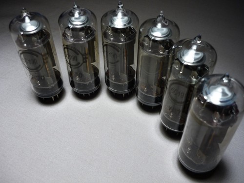 6pcs. 6S19P (6C19P) / 6С19П mini triode Svetlana. NEW. MILITARY. BLACK BOTTOM! - Picture 2 of 3