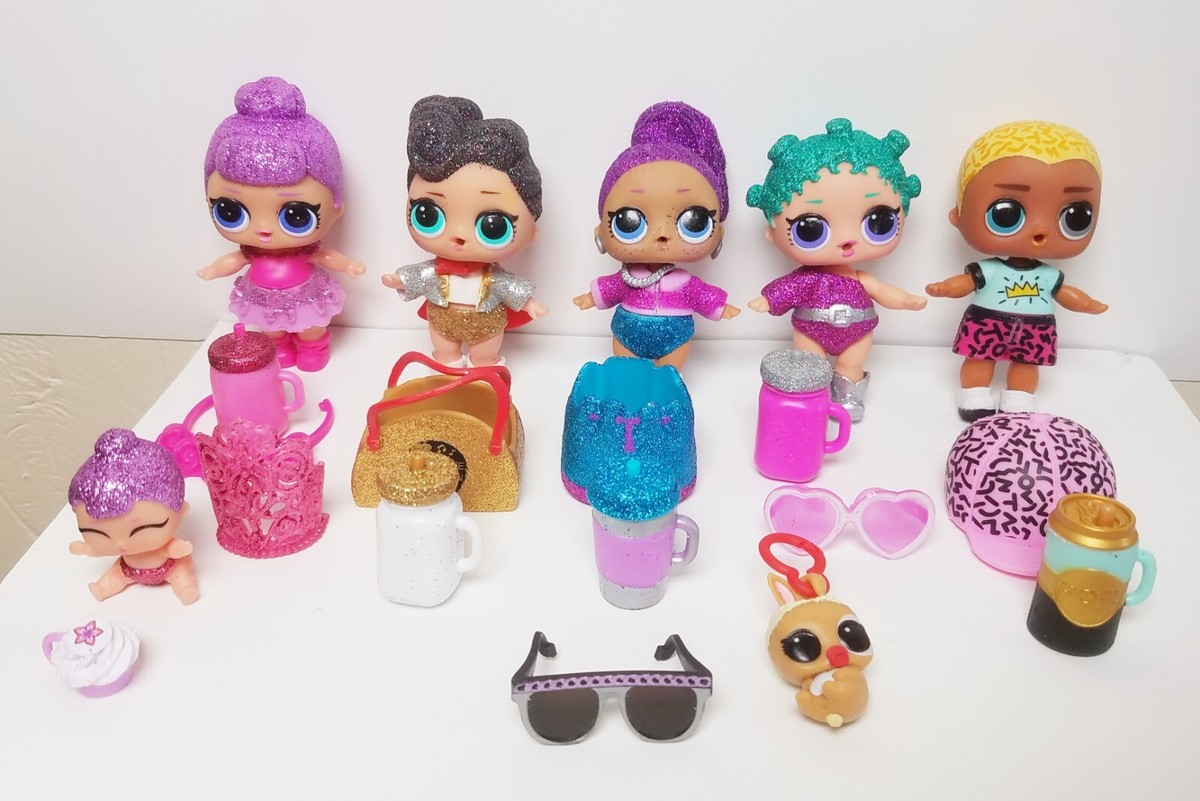 LOL surprise Dolls Rare The Lil Sugar Bling Cosmic Queen Scribbles