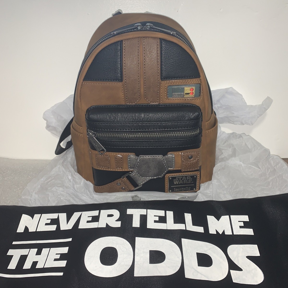 Loungefly Disney Star Wars Han Solo Mini Backpack Flashback Collectors Special Loungefly Disney Star Wars Han Solo Mini Backpack Flashback  main image 2