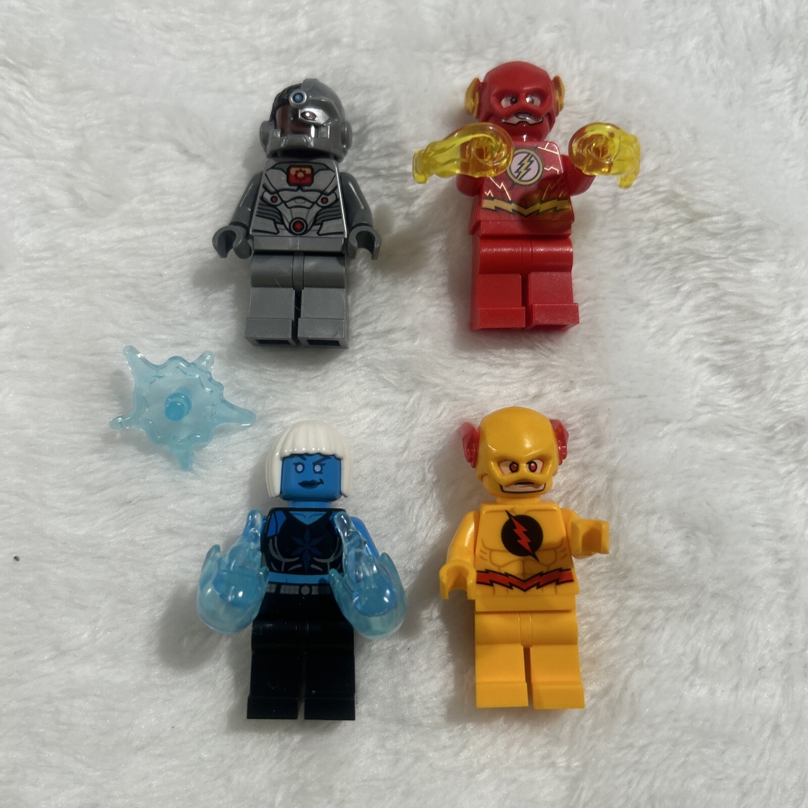 LEGO 76098 Minifigures Inc. Reverse Flash Zoom Rare Cyborg Frostbite ...