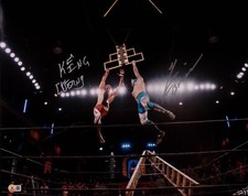 King Cuerno Rey Fenix Signed 16x20 Photo BAS COA Underground Lucha Libre AAA AEW