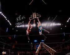 King Cuerno Rey Fenix Signed 16x20 Photo BAS COA Underground Lucha Libre AAA AEW