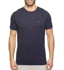Tommy Hilfiger Men Tshirts Core Flag Crew-neck Dark Navy Mens Small New W Tags
