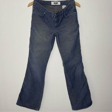 Vintage MOSCHINO Donna Corduroy Jeans Pants Y2K 90  s Fashion 30