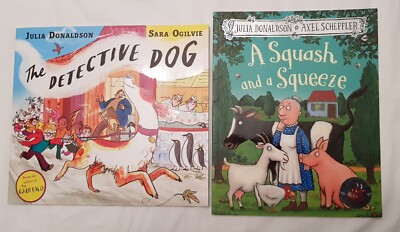 Julia Donaldson Buchpaket: Der Detektivhund & ein Squash und ein Squeeze