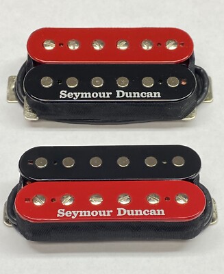 Seymour Duncan Distortion TB-6 & Sh-6n Mayhem Red/Black Trembucker Pickup Set
