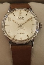 Vintage Armbanduhr Oriosa in Edelstahl – Handaufzug - Cal. AS 1130