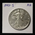 1942-S Walking Liberty Half Dollar AU
