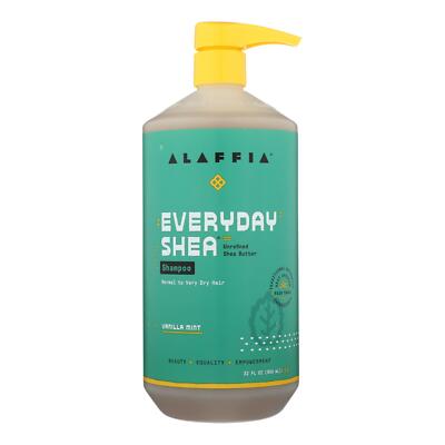 Alaffia Everyday Shampoo Vanilla 32fl oz (Pack of 3)