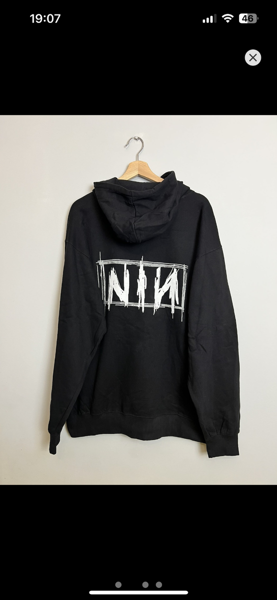 90s Vintage Nine Inch Nails Big Logo Band Hoodie xl black | eBay 90s Vintage Nine Inch Nails Big Logo Band Hoodie xl black | eBay