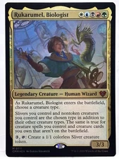 Rukarumel, Biologist NM/M* FOIL Commander Masters ENGLISH 0711 mtg -UnltdCards