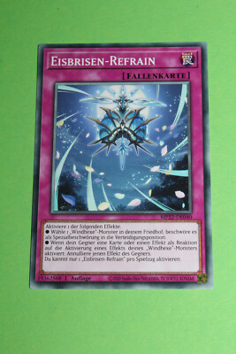 YuGiOh Playset 3x MP22-DE040 Eisbrisen Refrain Common