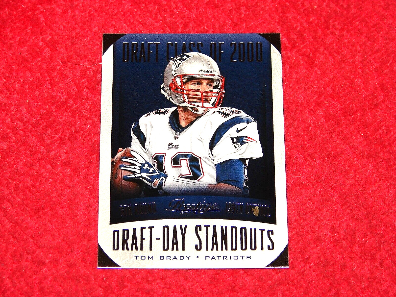 TOM BRADY PATRIOTS 2014 PRESTIGE DRAFT DAY STANDOUTS #5 (F-3283)