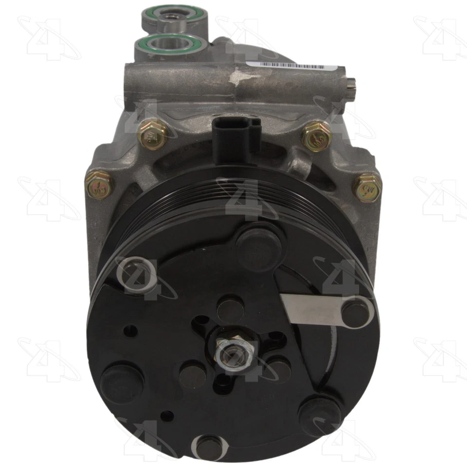For 2001-2007 Ford E-350 Super Duty A/C Compressor 4 Seasons 2002 2003 2004 2005 - Image 3 of 4