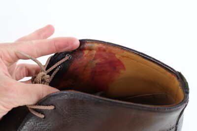 Vintage Dr Martens Mens 11 Distressed Pebble Grain Leather  display picture 3
