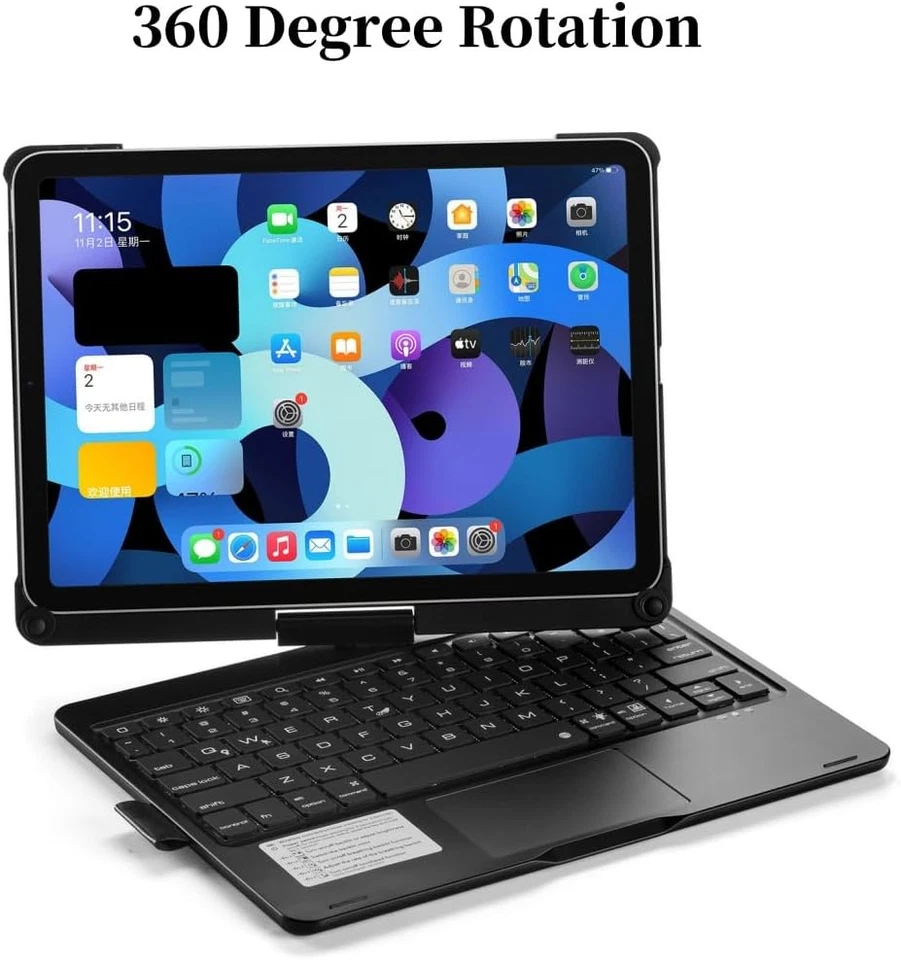 360 Rotatable Keyboard for Ipad A16 2025 (11Th Gen, 11")/ Ipad 10Th Generation 2 - Image 2 of 4
