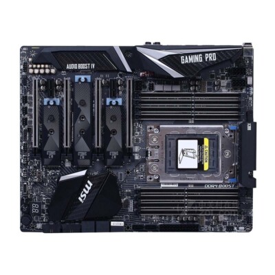 For MSI X399 GAMING PRO CARBON AC Motherboard Socket TR4 DDR4 ATX