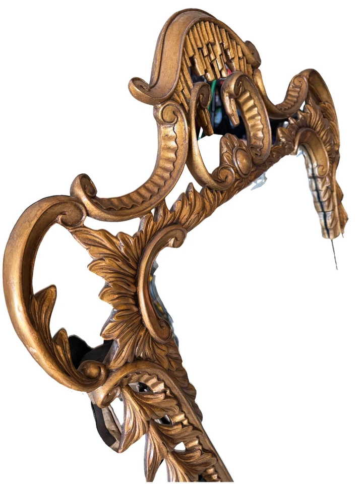 Espejo decorado con pintura estilo francés ornamentado THEODORE ALEXANDER Foto 4 de 4