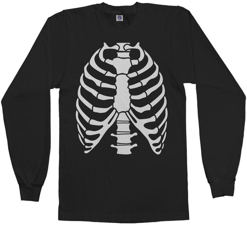 Skeleton Rib Cage Halloween Costume Men 