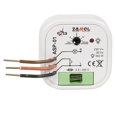 Zamel Treppenhaus-Verzögerungsschalter mit Dimmer ASP-01