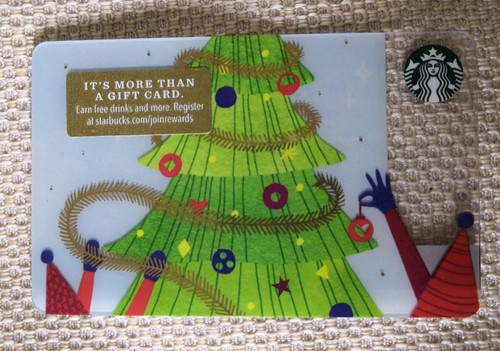 Starbucks 2018 Christmas Tree Gift Card MINT - Picture 1 of 1