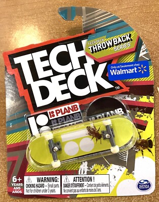2022 TECH DECK THROWBACK WALMART EXCLUSIVE PLAN B FINGERBOARD