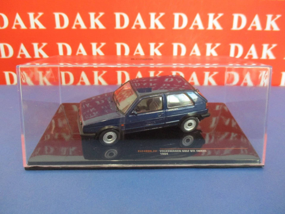 Die cast 1/43 Modellino Auto Volkswagen Golf GTi MK.II 1984 by Ixo - Immagine 4 di 4