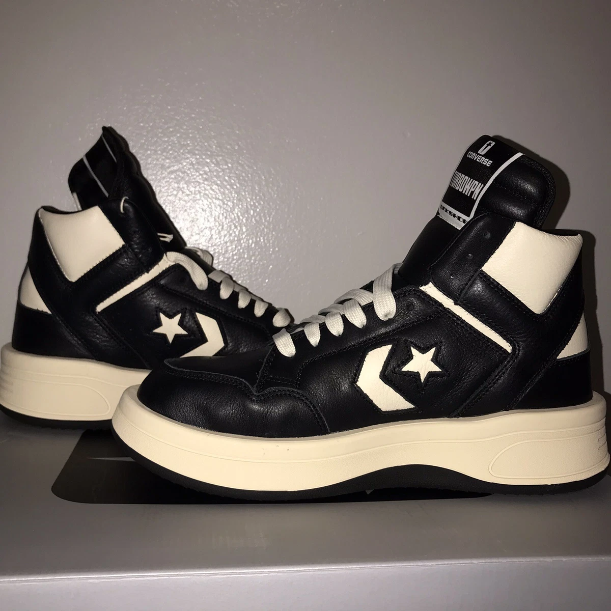 Converse x DRKSHDW TURBOWPN MID BOOTS RICK OWENS SIZE MEN 12 | eBay