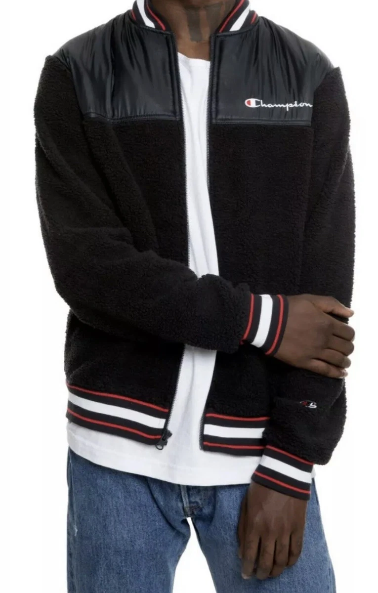 Champion uo exclusive baseball sherpa jacket hot sale