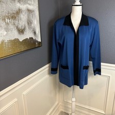 Exclusively Misook Open Front Blazer Jacket