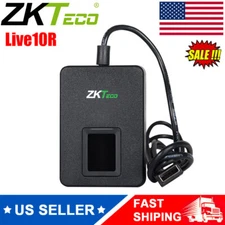 Zkteco ZK9500 Live10R 500DPI Biometric Fingerprint Reader USB Scaner Sensor USA